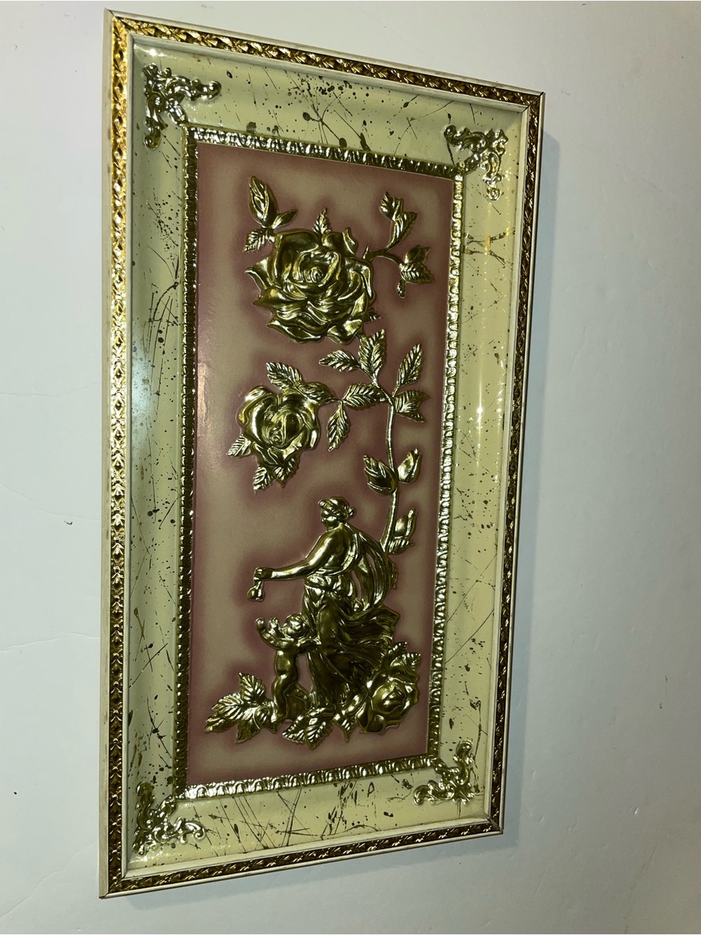VTG Four Seasons Metal Craft MCM 3D Regency Wall Art Summer
